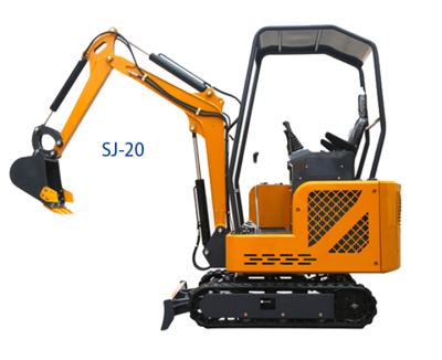 Mini escavadora de rastos pequena de 3,5 toneladas